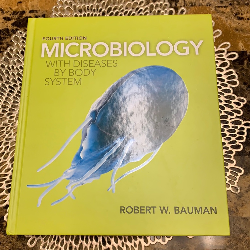 Hardcover Microbiology book